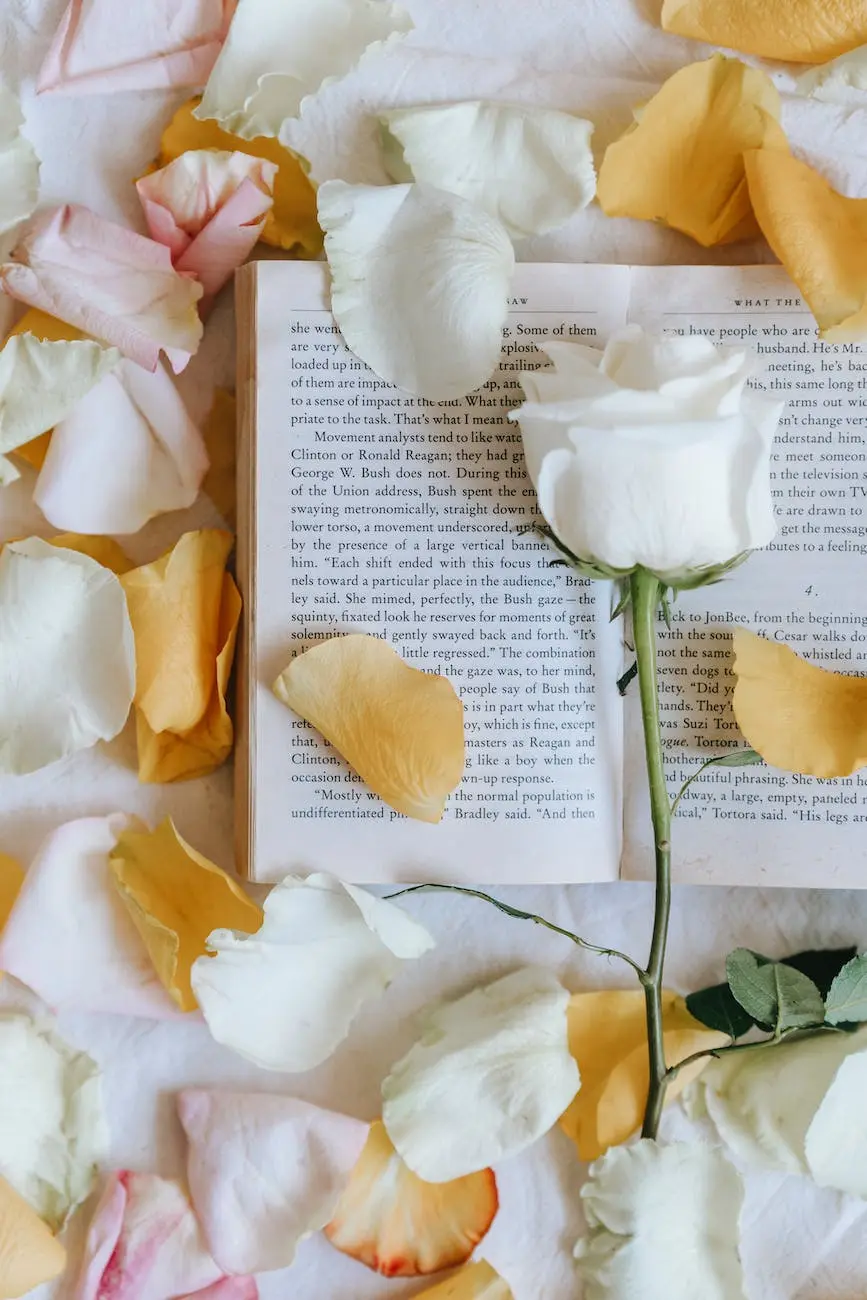 Slow Burn Romance Trope  blossoming rose on textbook among delicate petals
